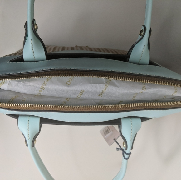 Dooney & Bourke Domed Satchel Woven NWT - Picture 4 of 4